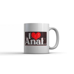 I Love Analytics Mug Funny Sarcastic Anal Joke Coffee Cup